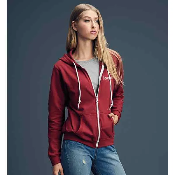 Anvil Ladies Full Zip Hoodie