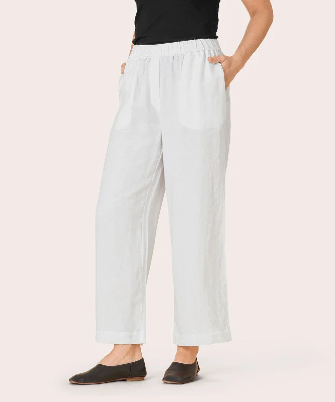 Parini Pull-On Linen Pant