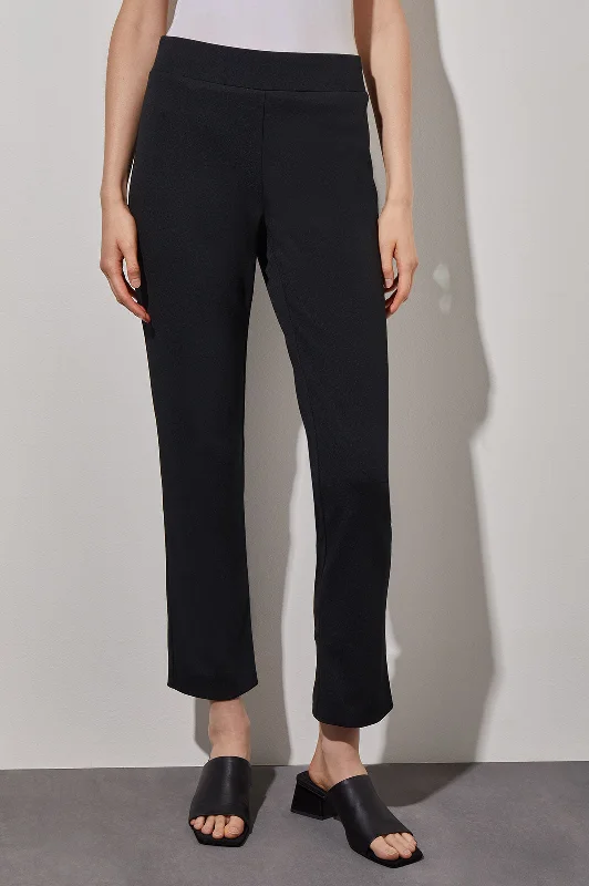 Plus Size Deco Crepe Ankle Pant