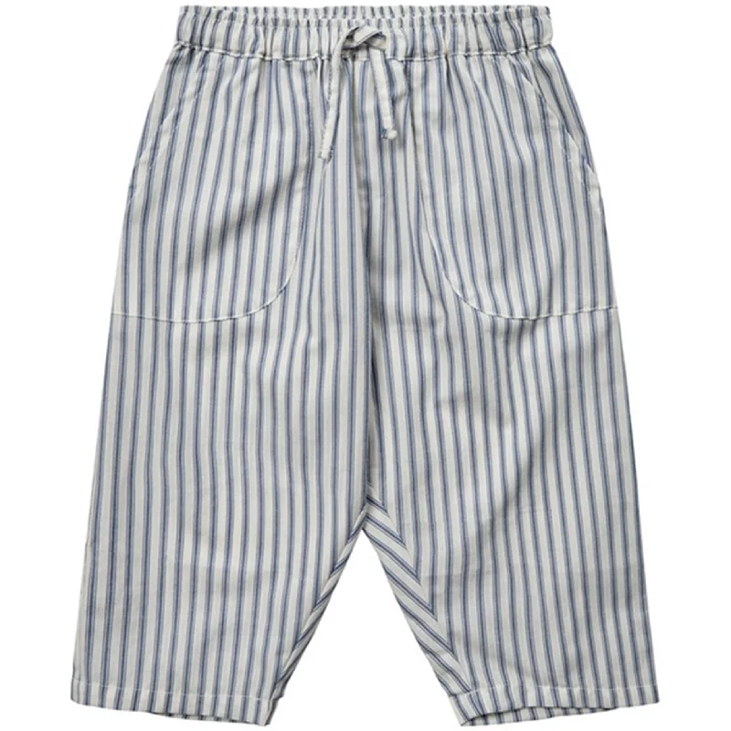 Sofie Schnoor Blue Striped Pants