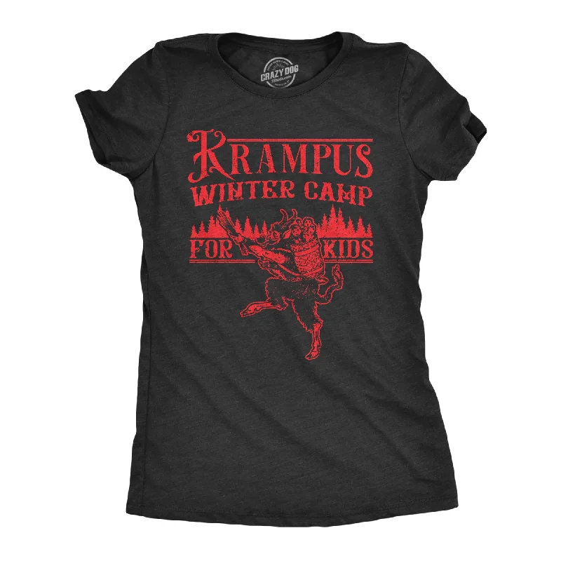 Krampus Winter Camp For Kids Women's T Shirt