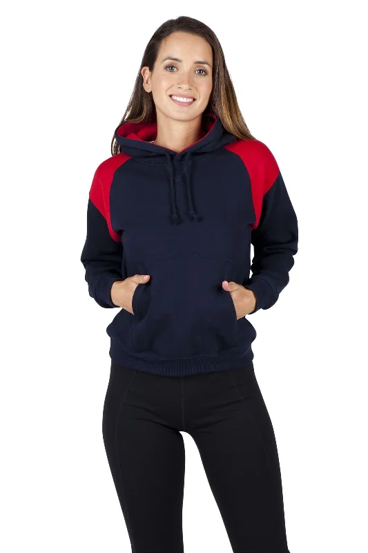 Ramo Ladies/Juniors Shoulder Contrast Panel Hoodie (2nd colour) (F303UN)