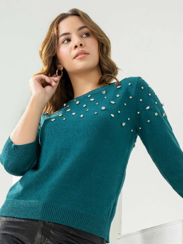 Embellished Sweater