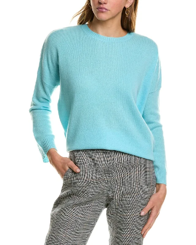 Kier + J Dropped-Shoulder Dolman Cashmere Sweater