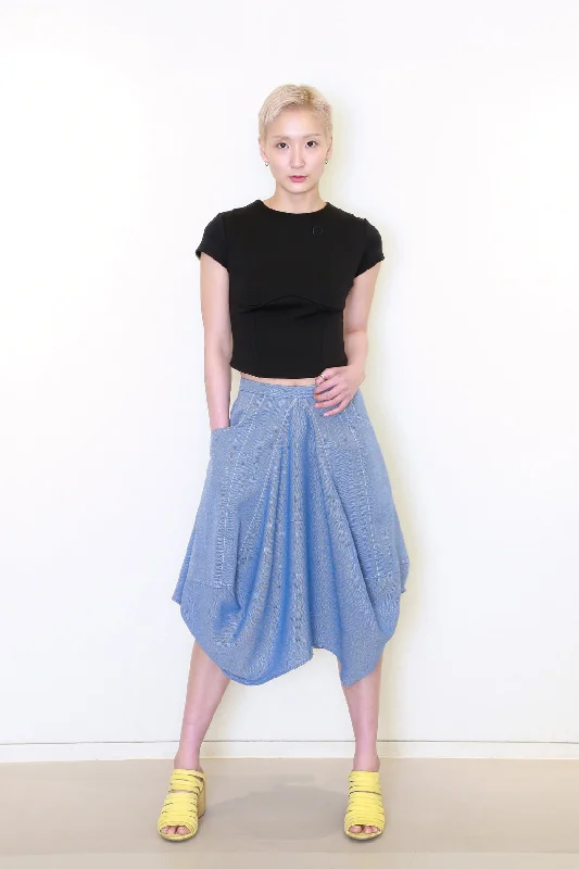 NEUL HERRINGBONE SKIRT