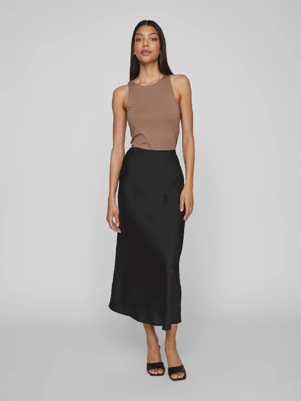 VIELLETTE Long Skirt - Black