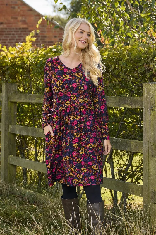 Floral Print Soft Touch Dress