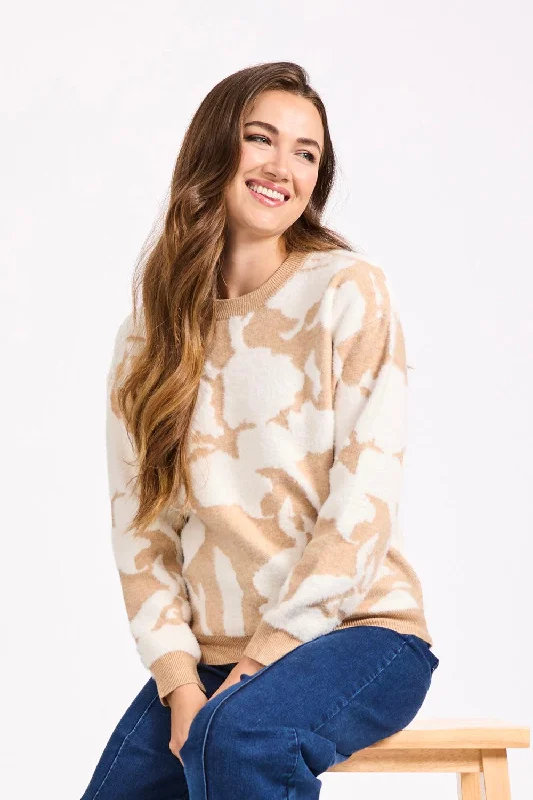 Floral Silhouette Jumper