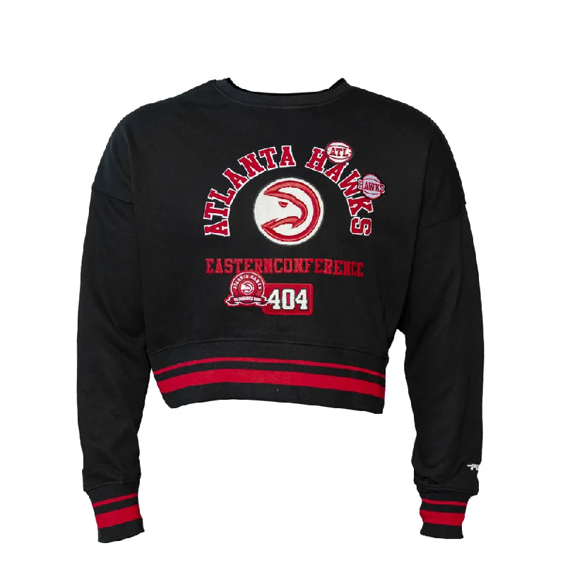 Women's Pro Standard Hawks Ladies Fleece Crewneck