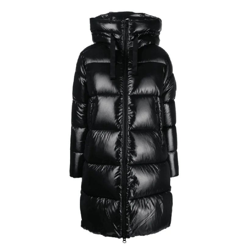 Save The Duck Women's Isabel Shiny 3/4 Heavy Puffer Coat