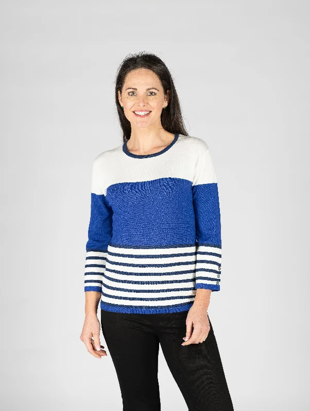 Stripe Contrast Jumper