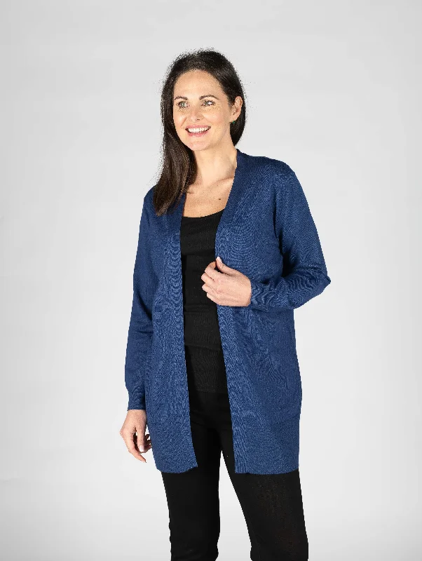 Textured Panel Edge to Edge Cardigan