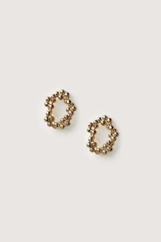 GOLD CIRCULAR EARRINGS