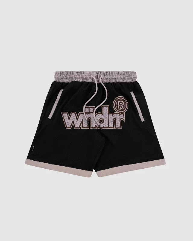 OFFCUT COURT SHORT - BLACK/GOLD