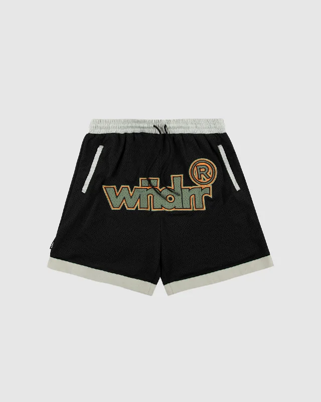 OFFCUT COURT SHORT - BLACK/GREEN