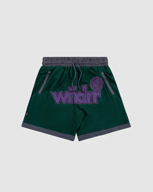 OFFCUT COURT SHORT - GREEN/GREY