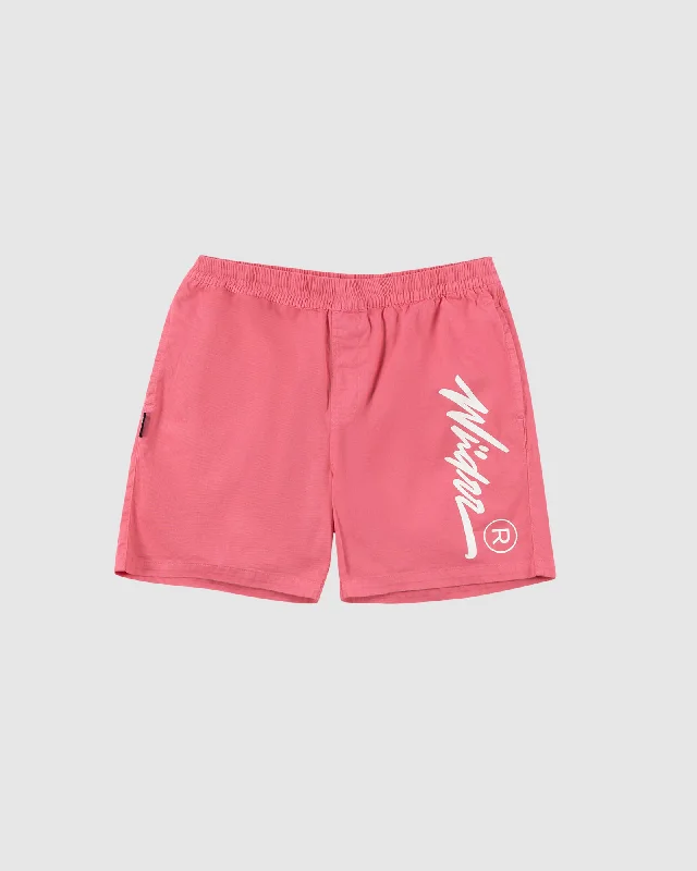 OFFEND BEACH SHORT - PINK